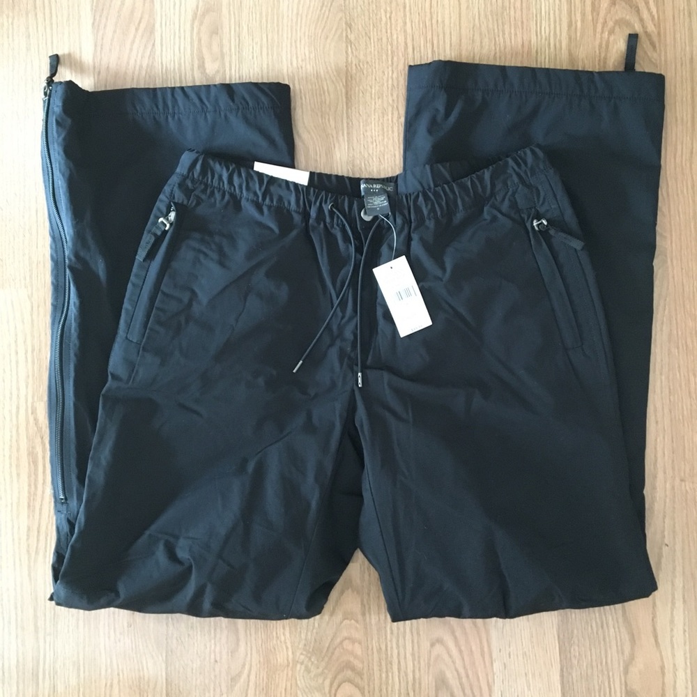 BANANA REPUBLIC Fleece Lined Pants Snow Board Ski
